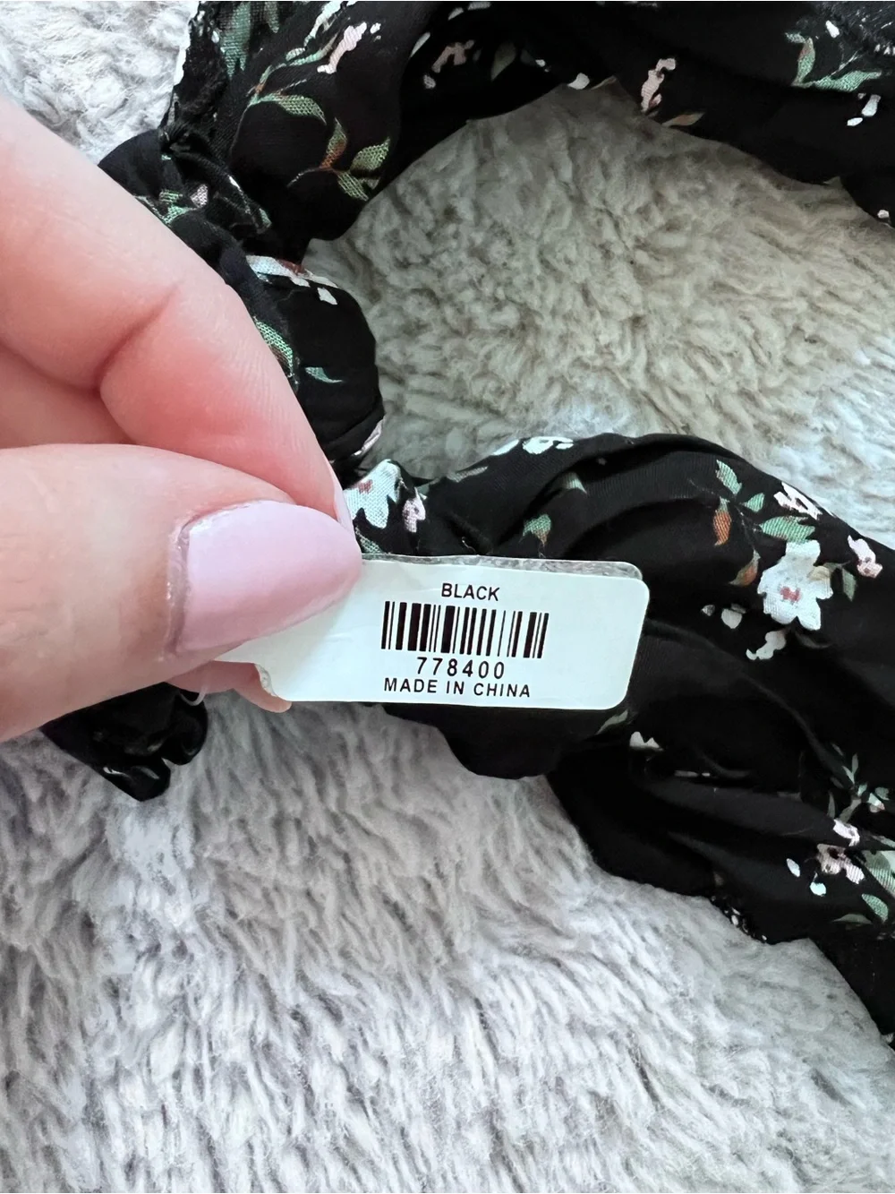 NWT Ponytail Scarf